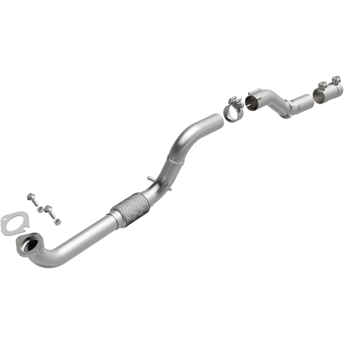 BRExhaust 2019-2023 Jeep Renegade 1.3L | 2019-2023 Fiat 500X 1.3L Direct-Fit Exhaust Front Pipe Kit 107-0396 product image