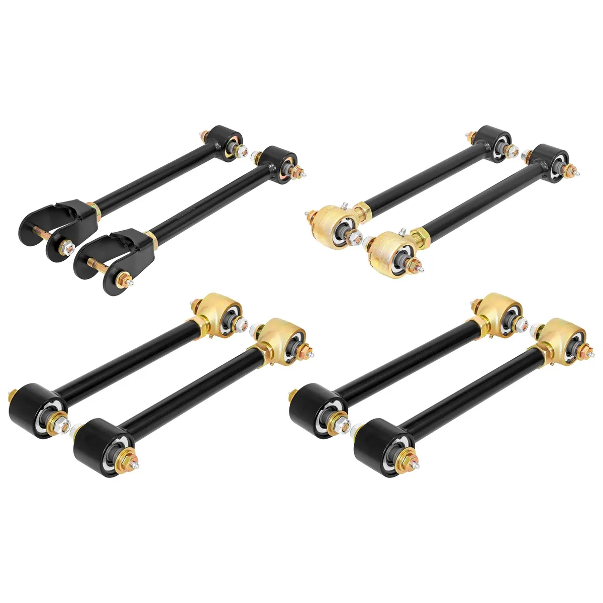 Johnny Joint Control Arm Set 97-06 Wrangler TJ and LJ Unlimited Adjustable Set Of 8 RockJock 4x4 product image