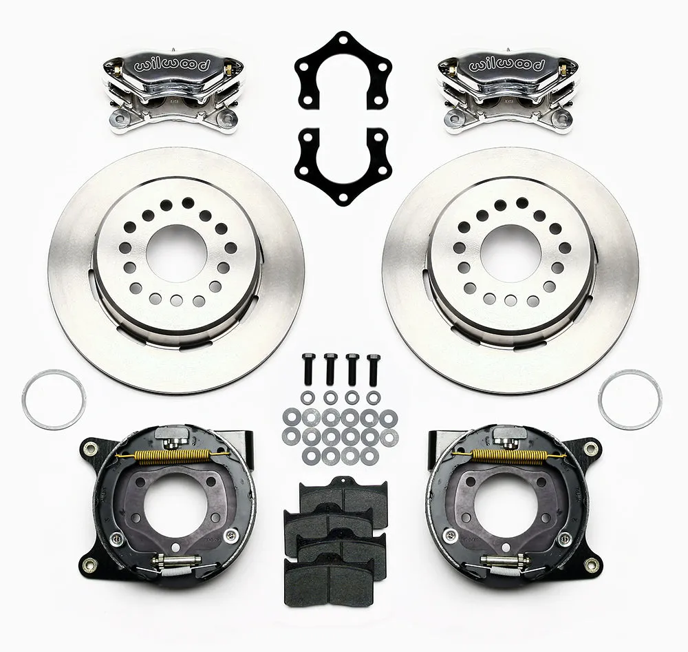 Wilwood FDLI PS P-BKit Drilled-Red MoparDana 2.36in Off wSnap Ring Brng product image