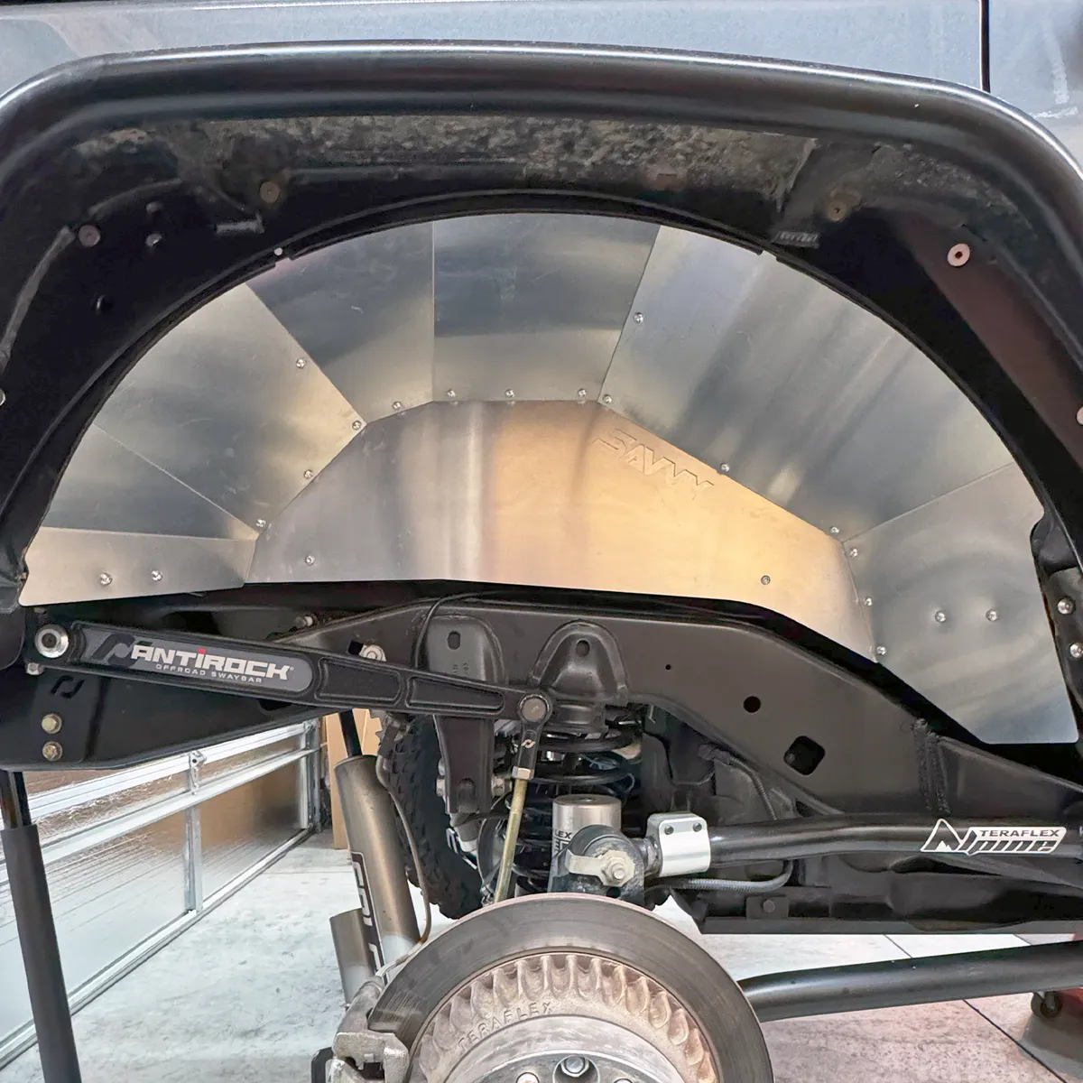 0718 Wrangler Rear Fender Inner Liner Raw product image
