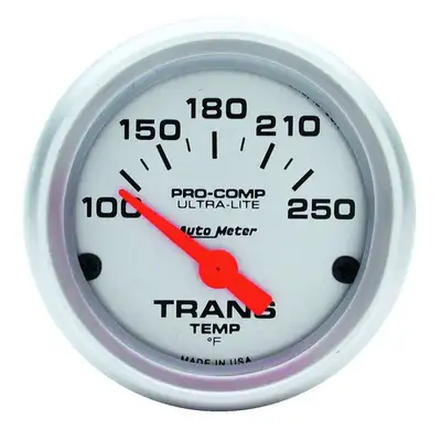 AutoMeter 2-1/16 In. Transmission Temperature, 100-250 Fahrenheit, Ultra-Lite