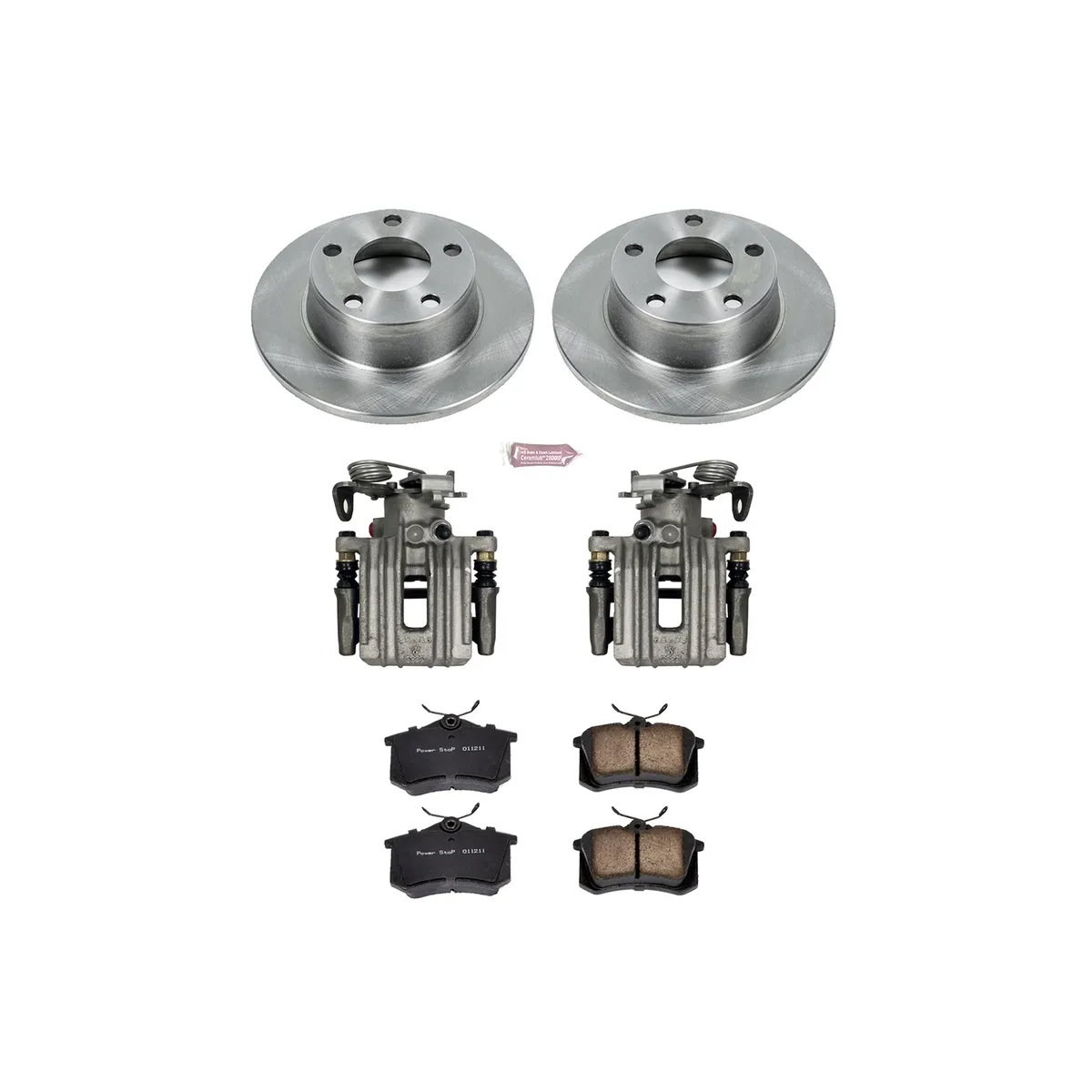 Z17 Direct Replacement Kit: Rotors; Ceramic Pads; Calipers product image