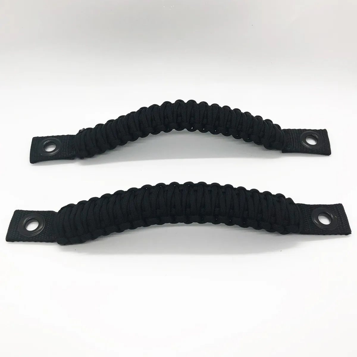 Jeep Wrangler Grab Handles Paracord JK Sound Bar Rear Side Pair Black/Black Bartact product image