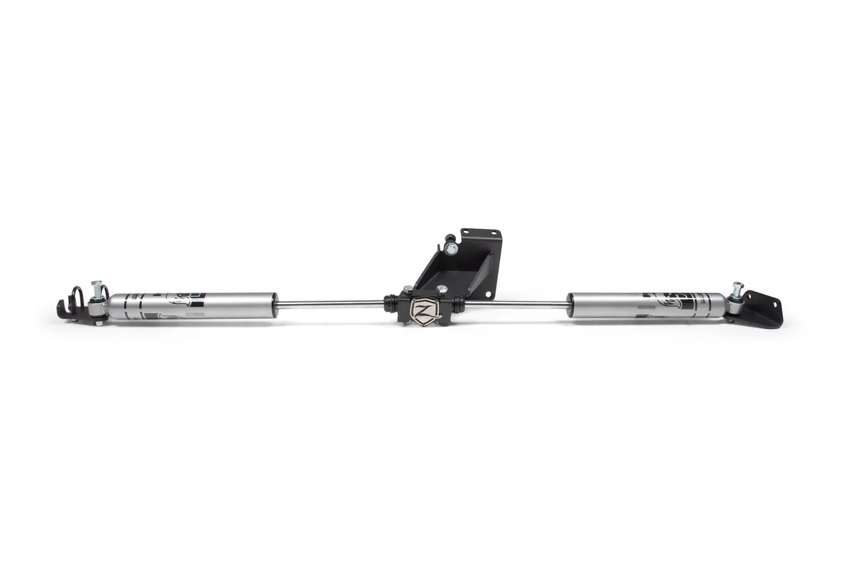 Zone Offroad 2014-2024 Ram 3500/2014-2022 Ram 2500 4WD Dual Steering Stabilizer Kit Fox 2.0 Adv Series Zone Offroad