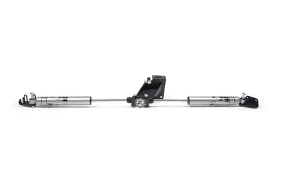Zone Offroad 2014-2024 Ram 3500/2014-2022 Ram 2500 4WD Dual Steering Stabilizer Kit Fox 2.0 Adv Series Zone Offroad