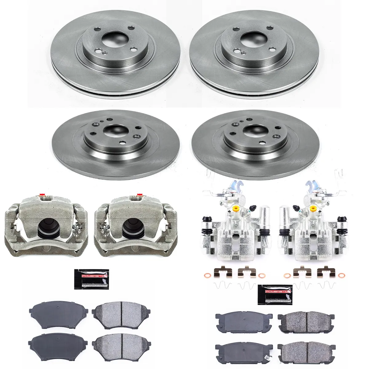 Z17 Direct Replacement Kit: Rotors; Ceramic Pads; Calipers product image