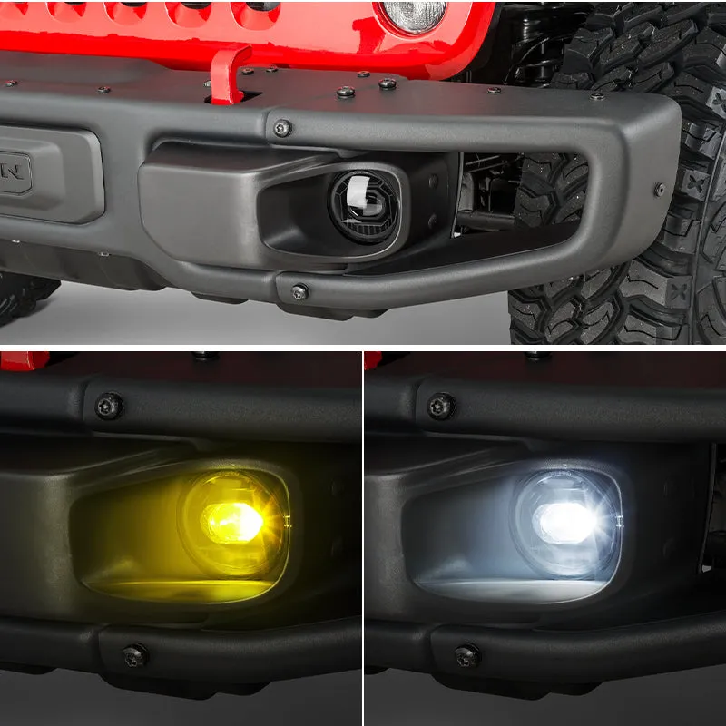 LED Factory Mart 4" 30W Dual Color LED Fog Lights for Jeep Wrangler product image