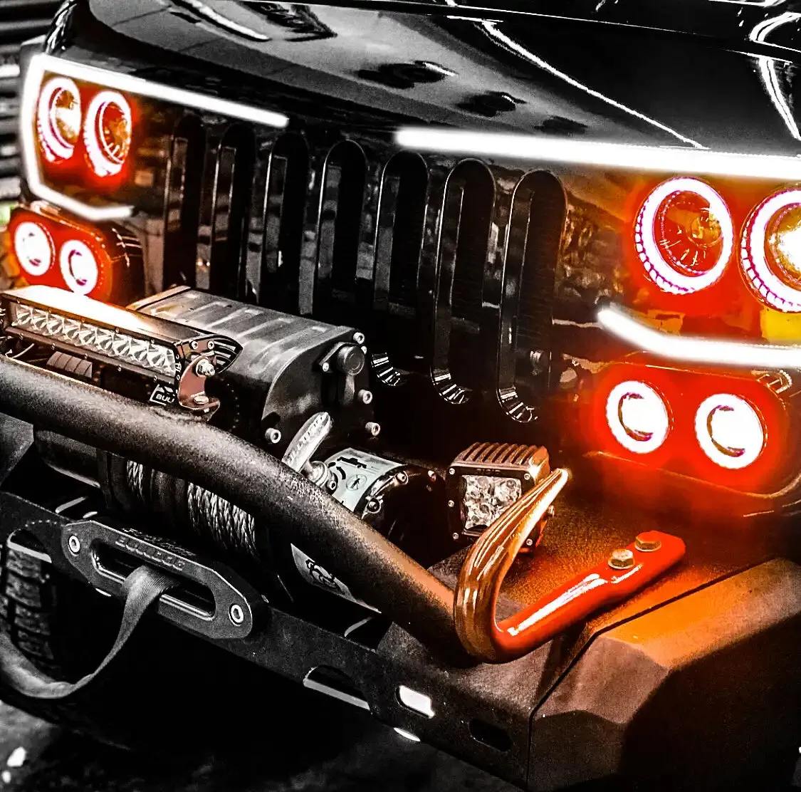 Oracle Lighting Vector Series Grill ColorSHIFT Halo LED Kit w/BC1 Controller - JT/JL/JK product image