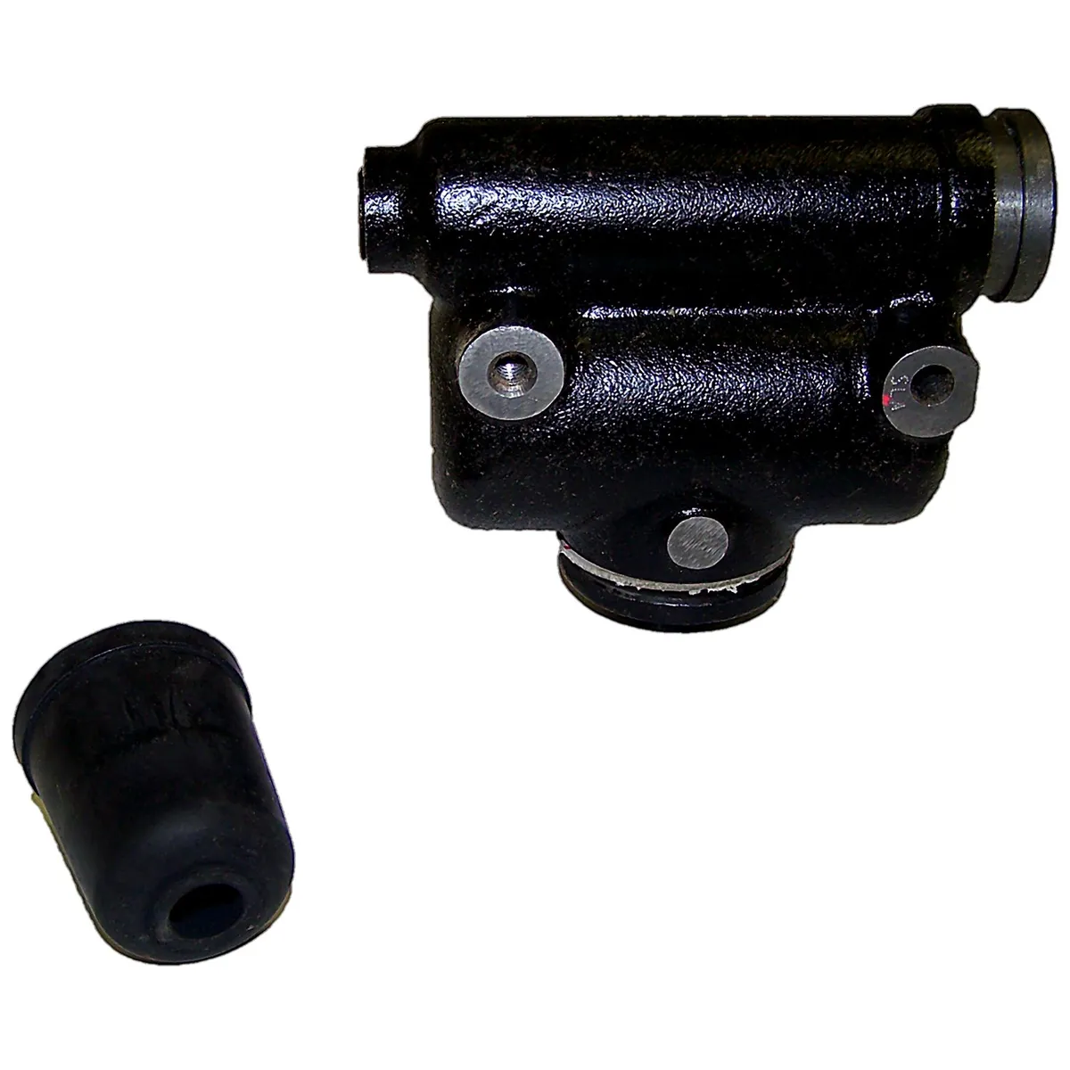 1945-1948 CJ-2A CJ up to Serial #215649; 1 mounting hole is threaded and 1 is not threaded; Center of bolt hole to center of bolt hole is 3-1/8in. product image