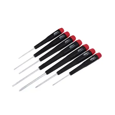 Wiha Tools USA 7 Piece Precision Slotted And Phillips Screwdriver Set