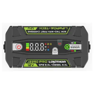 Lokithor Lokithor J2250 Pro Lokithor J2250 Pro Jump Starter With Lifepo4 Safety Battery 2250amp