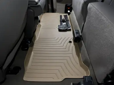 Weathertech 1999 - 2010 Ford F250 Super Duty Super Cab Tan Rear FloorLiner