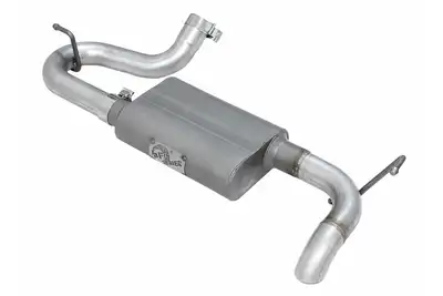 aFe Power aFe POWER Scorpion 2.5in Aluminized Steel Axle-Back Hi-Tuck Exhaust System - JK