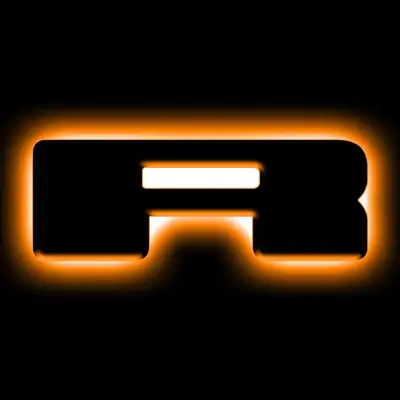 Oracle Lighting Universal Illuminated LED Letter Badges Amber Individual Letters Custom Emblem - Matte Black / R