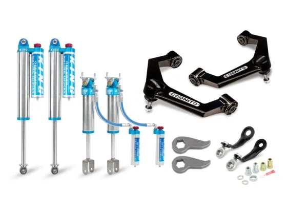 3-Inch Elite Leveling Kit with King 2.5 Reservoir Shocks for 2020-2024 Silverado/Sierra 2500/3500 2WD/4WD Cognito product image