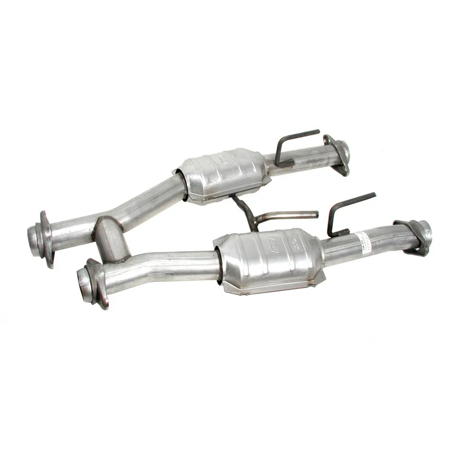 1979-1993 Mustang 5.0l 2.5 Short Mid H-Pipe Wconverters product image