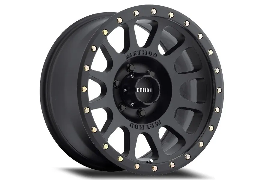 Method Race Wheels Aluminum Wheels 18x9 NV MR305 Bolt Pattern 6 On 139.7 Offset 0 Lip Size 1.34 Matte Black MB Method