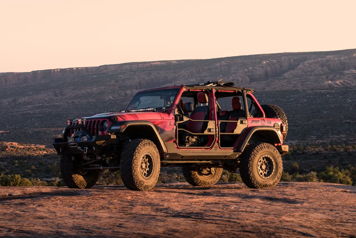 Element Doors Jeep '20-26 Gladiator '18-26 Wrangler JL Front Matte Black Bestop product image