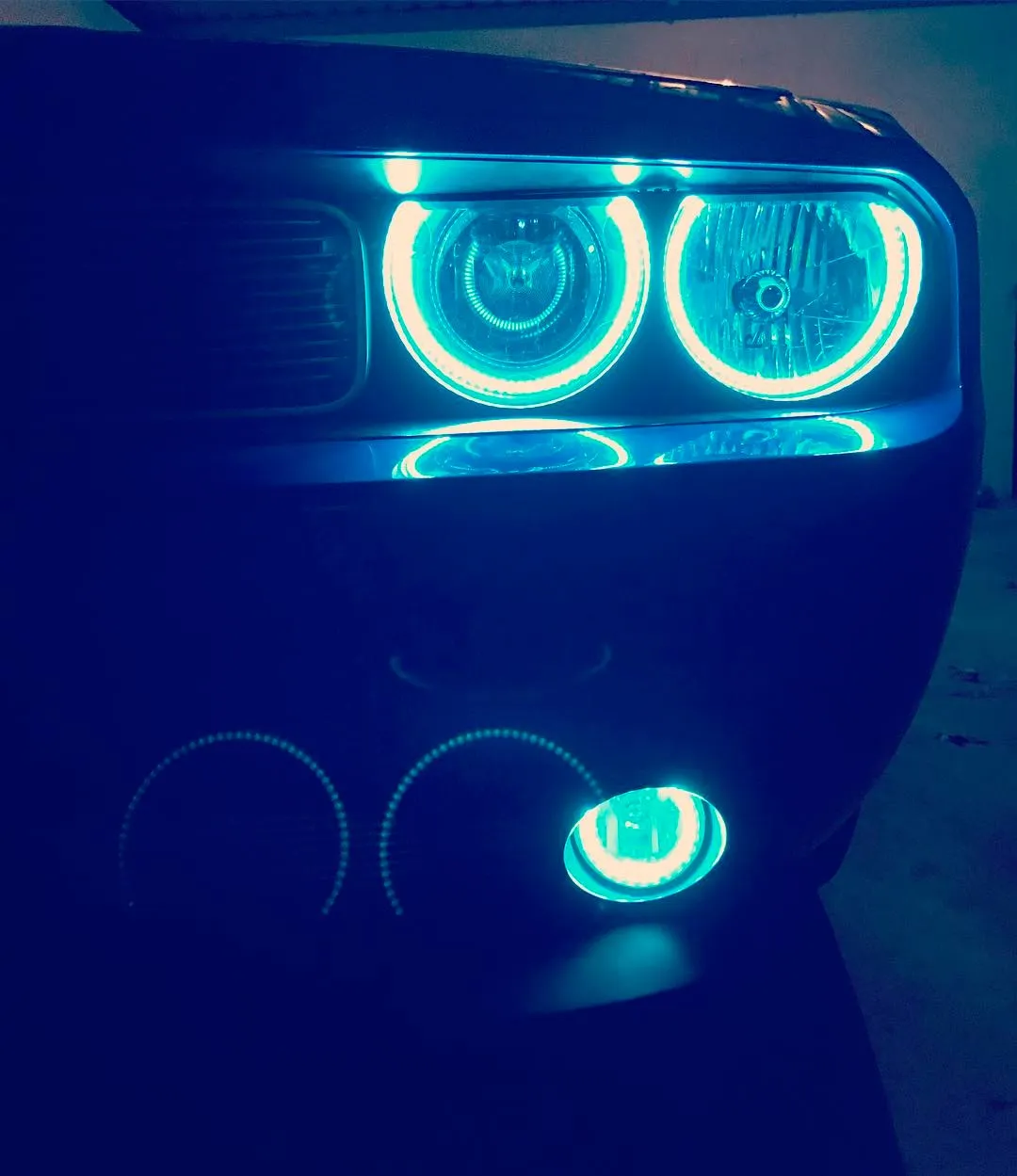 ORACLE Lighting 2008-2014 Dodge Challenger LED Headlight Halo Kit - Standard Mount product image