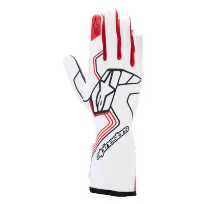 alpine star Glove Tech-1 Race V4 White / Red 2X-Large