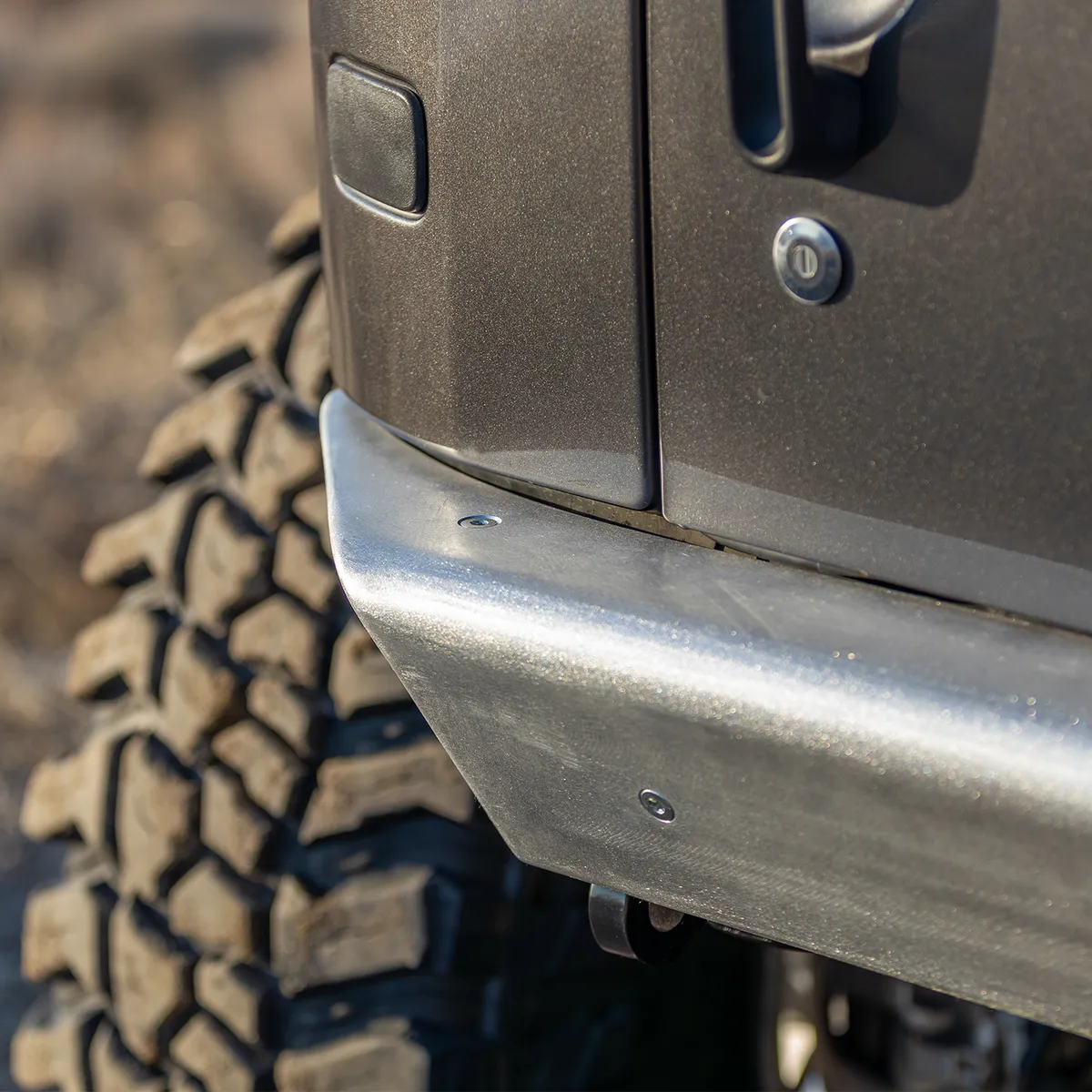 0718 Wrangler Legacy Rear Bumper Kit Raw product image