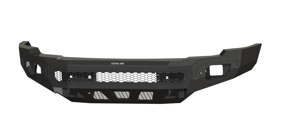 Freedom Front Bumper Base For 2024-2026 Sierra 2500/3500 HD Non-winch Sensor Cutouts Texture Black Powdercoat Bodyguard Bumpers product image