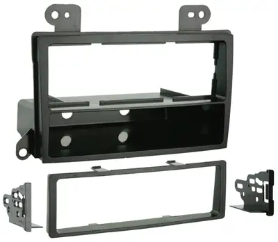 Metra Electronics TURBOKits; Radio Installation Kit; Incl. Instructions/Hardware/Built-In Under Radio Pocket; For ISO; Recessed DIN Opening;