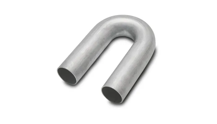 180 Degree Stainless Steel Bend; 5 in. OD; 7.5 in. Centerline Radius; 12 in. Leg Length From Tangent; 304 Stainless Steel; product image