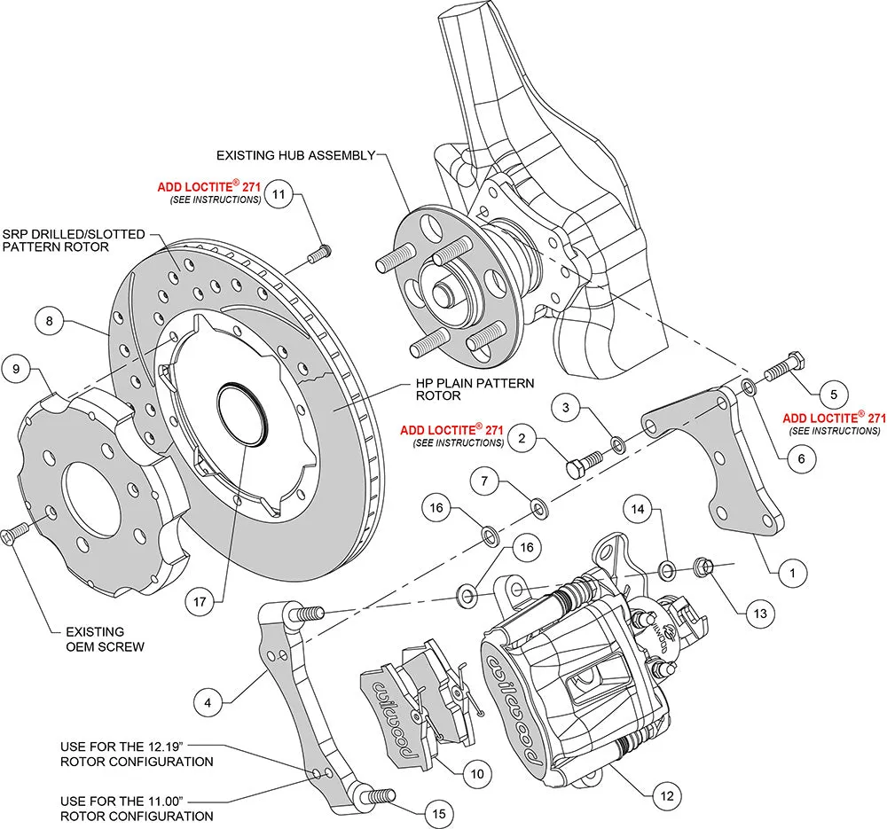 1988 - 1997 Honda Combination Parking Brake Caliper Rear Brake Kit - 140-10210 product image