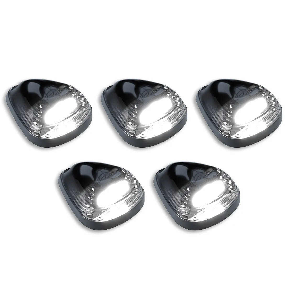 Ford 99-16 Superduty 5-Piece Set Smoked Lens with White and Amber Strobe LEDs and White or Amber Running Light LEDs - product image