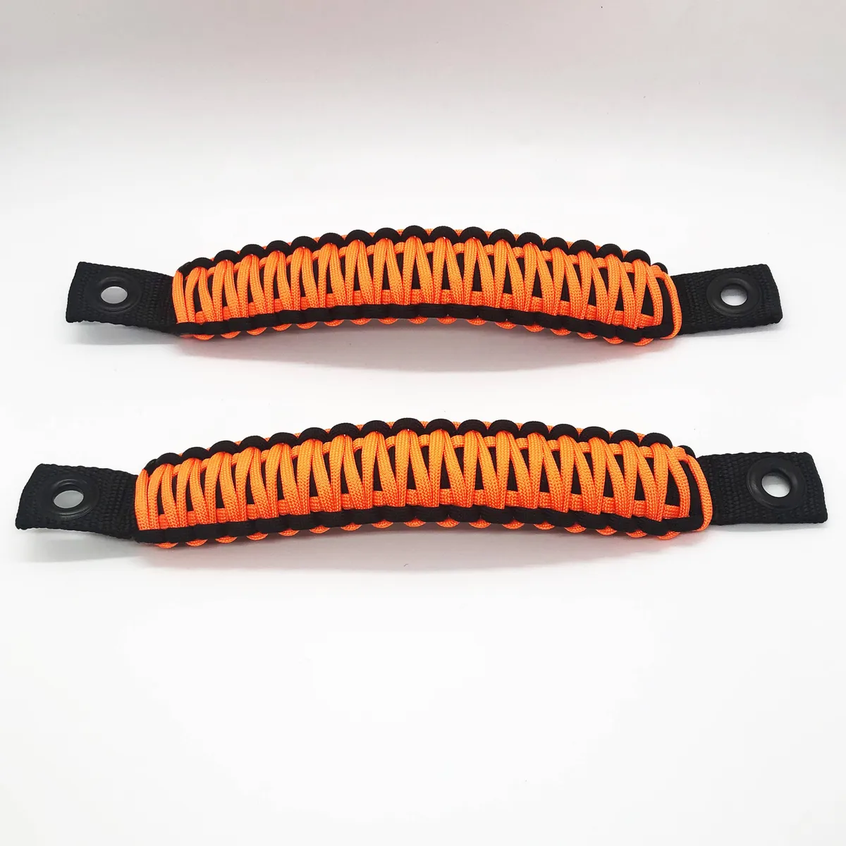 TJ Door Handles, Paracord Jeep® Grab Handles for Jeep Wrangler TJ & LJ 97-06 - Interior Door Pull Handles 550 Paracord Grab Handles w/ Grommets (PAIR) | Bartact® product image