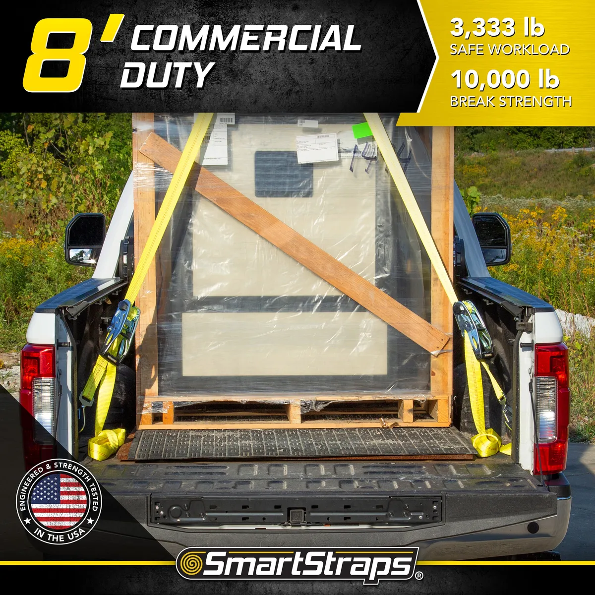 14ft 5000lb Ratchetx Ratchet Tie Down 2 pk Yellow product image