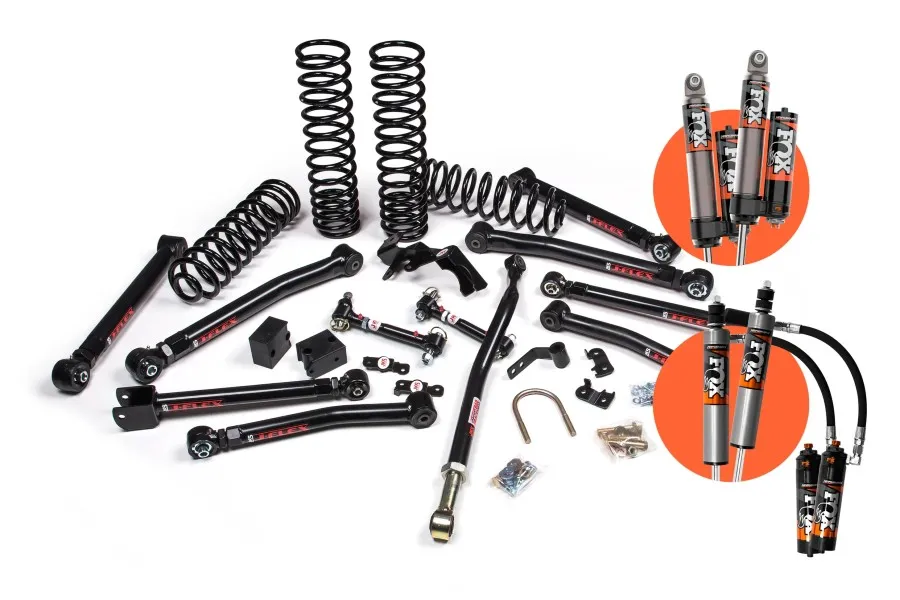 0718 Jeep JK Wrangler 2dr 3.5in Jkrawl Lift Kitfox 2.5 Pes R/R Dsc Shocks 4wd product image