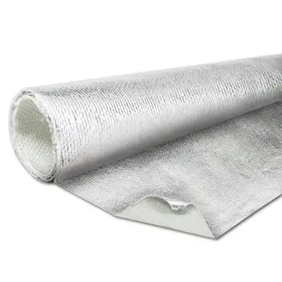 Thermo-Tec Products Exhaust Heat Wrap 10 Square Foot Aluminized Silver Thermo Tec