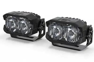 Morimoto Morimoto 2Banger LED Pods, NCS Wide Beam, Pair, White