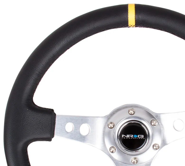 Steering Wheel 350mm 3in Dish Black Leather product image