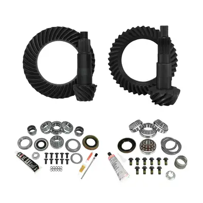 Yukon Gear And Axle Re-Gear And Install Kit D30 Front/D44 Rear Jeep JL Non-Rubicon 4.88 JL Non-Rubicon D44 (M220) Rear/ D30 (M186) Front 4.88 Ratio Complete Gear/Kit Package Yukon Gear