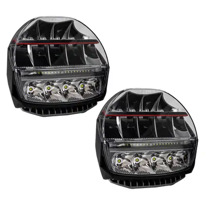 ARB Driving Lights w Four Optic Design Black/Red