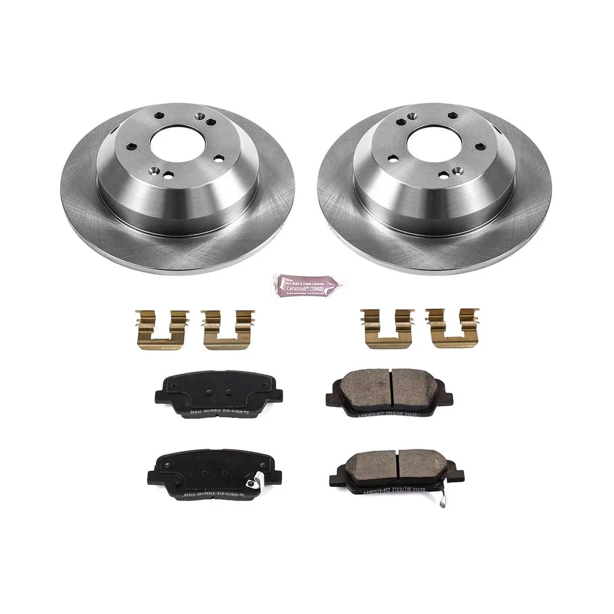 Z17 Direct Replacement Kit: Rotors; Ceramic Pads W/Hardware product image