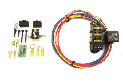 Painless Wiring 3-Circuit Auxiliary Fuse Block; 1 Constant-Hot/2 Ignition-Hot Circuits; Uses One 40 Amp Relay;