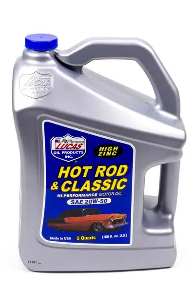 Lucas Oil Products Lucas Oil Products 10684 Hot Rod & Classic Car HP Motor Oil SAE 20W-50