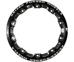 Keizer Aluminum Wheels Beadlock Ring 10in Forged Black