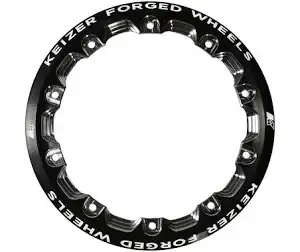 Keizer Aluminum Wheels Beadlock Ring 10in Forged Black