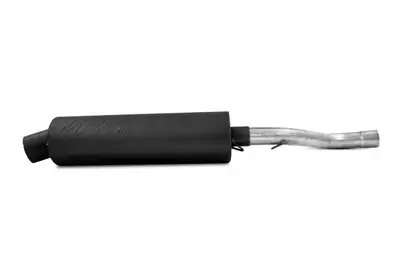 MBRP Exhaust ATV Exhaust System With Utility Muffler; Slip-On; Direct Replacement; 1.25 in. Inlet; 3.5 in. Diameter Body; Chambered Muffler;