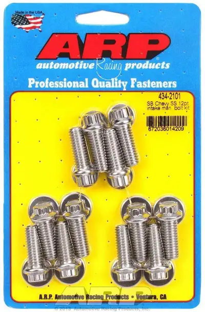 ARP Auto Racing sb Chevy ss 12pt Intake Manifold Bolt Kit Stainless Steel
