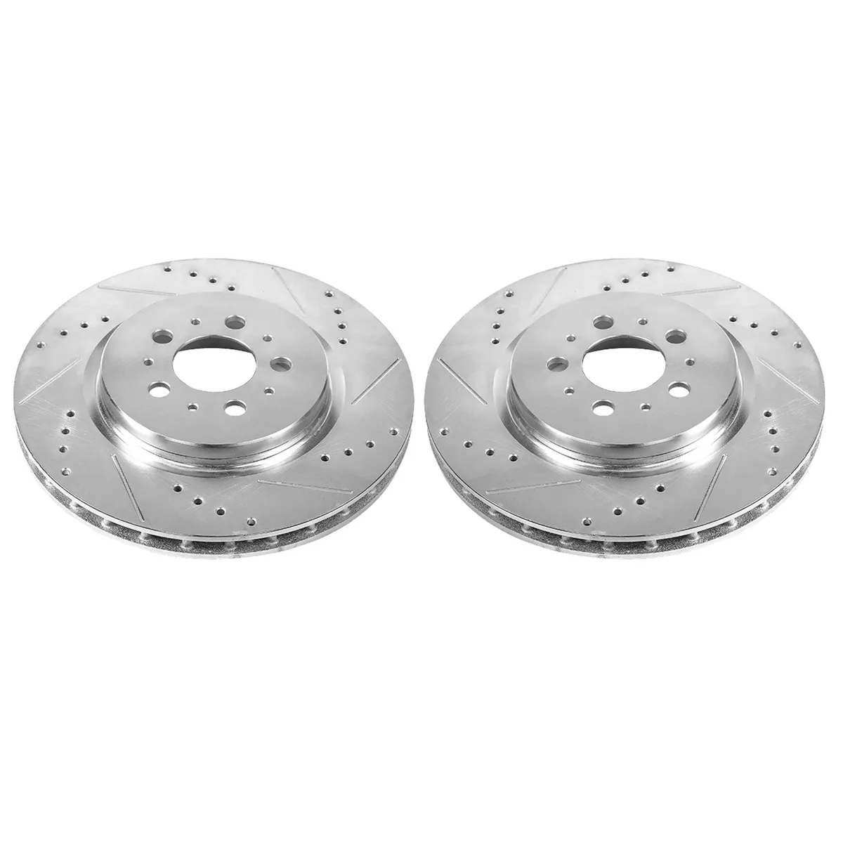 Drilledslotted Rotor Pair Rear 2007-04 Volvo S60 V70 product image