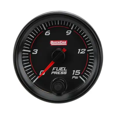 Quickcar Racing Products Redline Gauge Fuel Pressure