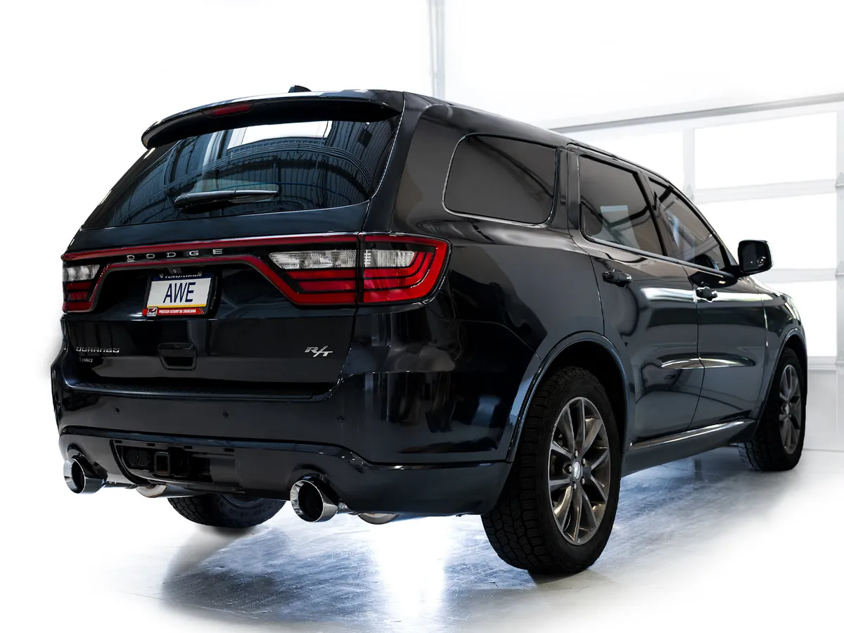 AWE Track Edition Exhaust for Dodge Durango 3.6 / 5.7 - Chrome Silver Tips product image