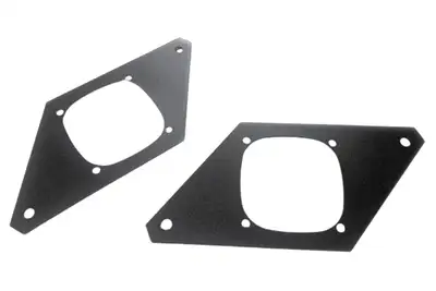 LoD Offroad LOD Destroyer Rear Light Bezel for Baja Designs Squadron Sport Flush Mount Lights - Black - JL/JK