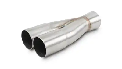 Vibrant Performance Vibrant Performance - 10359 - 2-1 Merge Collector, 2.5 in. Inlet I.D. x 3.5 in. Outlet O.D., 8.60 in. Overall Length